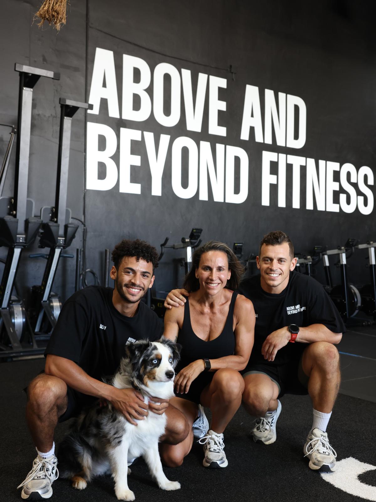 The team with their dog